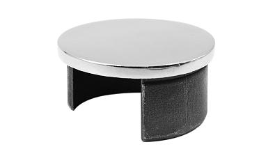 Заглушка с пазом на трубу Ø48.3 мм полированная (AISI 304) k235 купить в Новосибирске