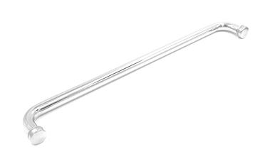 Ручка-полотенцесушитель, полированная, без кноба 19х450, для стекла 8-10 мм, под отверстие 12 мм t623-450 PSS купить в Новосибирске