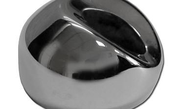 Наконечник штампованный (СПС) косой 30° на трубу Ø38,1 мм, для поручня Ø38.1мм, полированный, нержавеющий, AISI 304, k016 купить в Новосибирске