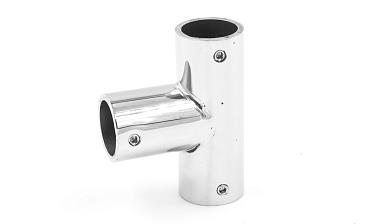 Соединитель-тройник для трубы 19 мм, нержавеющая сталь AISI 304, полированная t902 PSS купить в Новосибирске