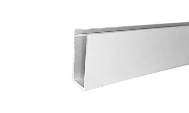 П-образный профиль 40 мм верхний, алюминиевый анодированный, длина 3000 мм т24 AL  купить в Новосибирске