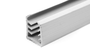 Уплотнитель в поручень с пазом 27х30 для стекла 8+8мм, EPDM (палки по 3м) СЕРЫЙ Фk307-G купить в Новосибирске