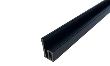 Профиль-упор для душевых, длина 2200 мм, черный t116 BL купить в Новосибирске