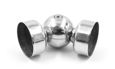 Поворот дер./пласт. поручня Ø50.8х0.8 мм, усиленный, полированная, (AISI 201) k053-6 купить в Новосибирске