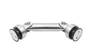 Крепление стекло-стекло, штанга 82 мм, под зенковку tt202-82 SSS купить в Новосибирске