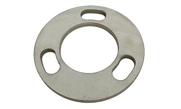Фланец стойки 42.4/80 х 5 (4,3) х AISI 304 #200 3 отв х М10 х 20 k116-42-4 купить в Новосибирске