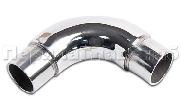 Отвод трубы Ø25.4 мм со вставками, удлиненный, полированный (AISI 304) k325-3 купить в Новосибирске