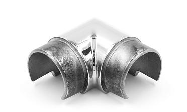 Отвод с пазом на трубу Ø48.3 мм, полированный (AISI 304) k237 купить в Новосибирске