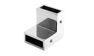 Соединитель труба-труба 90°, для трека 30х10 мм, AISI 304, полированный t460 PSS купить в Новосибирске