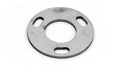 Фланец стойки 50/90х3 мм, 3 отв. М10х20, черный металл k116-50-9 купить в Новосибирске