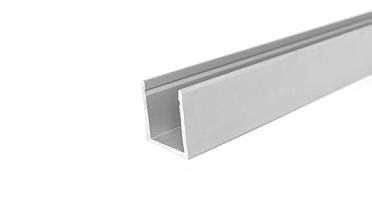 П-образный профиль 20 мм нижний, алюминиевый анодированный, длина 3000 мм т22 AL  купить в Новосибирске