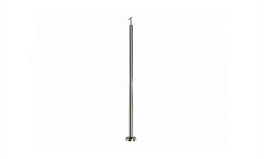 Готовая стойка Ø38,1 мм, с фланцем и наконечником, высота 950 мм, полированная (AISI 304) k702 купить в Новосибирске