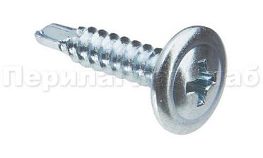 Саморез с пресс-шайбой и сверлом 4,2х25  М-4074 купить в Новосибирске