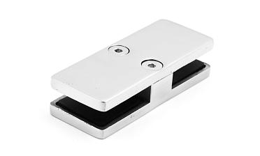 Соединитель стекол, прямой, 101х40, нержавеющая сталь AISI 304, полированная k118 купить в Новосибирске