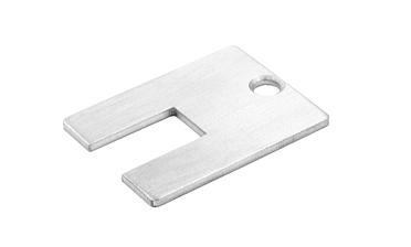 Торцевая заглушка на профиль алюминиевый для перегородок t42-12 купить в Новосибирске