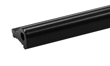 Порог для душевых перегородок 1000 мм, черный матовый Фt118 ALBL купить в Новосибирске