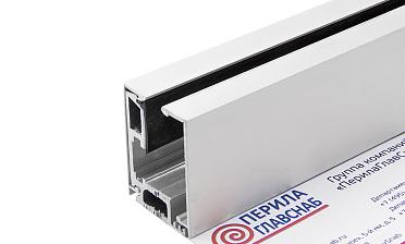 Профиль алюминиевый зажимной для стекла 8-12 мм, АНОД с отверстием, длина 3 м т40-7 AL купить в Новосибирске