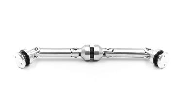 Крепление на три стекла 10-12 мм, штанга 82 мм, без зенковки tt204-82A SSS купить в Новосибирске