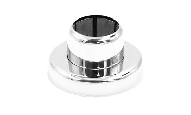 Цанга под трубу Ø38.1 мм, полированная #600, AISI 304, 3 отв.Ø7 мм, 3 отв. Ø9 мм, k026  купить в Новосибирске