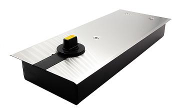 Доводчик для стеклянной двери до 100 кг EN4, напольный, 500 тыс, циклов, нержавеющая сталь AISI 304, шлифованная t184-3 SSS купить в Новосибирске