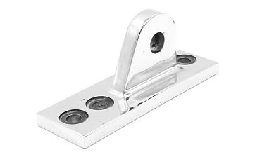 Крепление ванты(тяги) козырька к стойке алюминиевого фасада, AISI 304,литое,полированное, k610 купить в Новосибирске