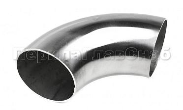 Отвод поручня под сварку для Ø50.8х1.5х145 AISI 201 #400 в упаковке по 100 шт. k021-15-100 купить в Новосибирске