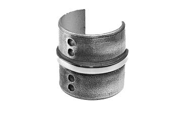 Соединитель с пазом на трубу Ø48.3 мм, полированный (AISI 304) k236 купить в Новосибирске