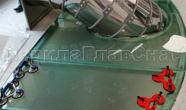 Стеклянный пол в Новосибирске. Готовые проекты ПерилаГлавСнаб