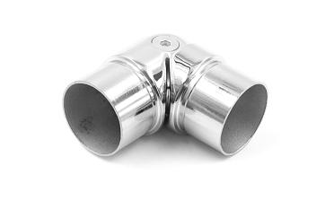 Поворот шарнирный под Ø38.1 мм, полированная, (AISI 304) k250 купить в Новосибирске