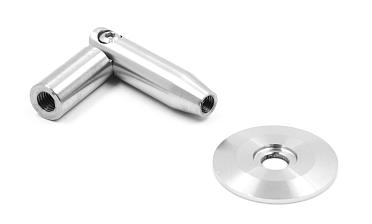 Крепление тяги к стене, шлифованная AISI 304 k621 купить в Новосибирске