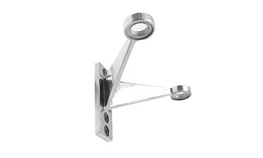 Крепление рутеля к стене, двойное, фланец с тремя отверстиями, AISI 304 k612-2 купить в Новосибирске