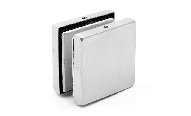 Коннектор стена-стекло 53х53, шлифованный t193 SSS