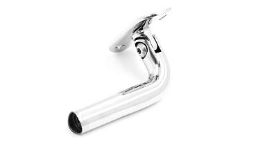 Держатель поручня выносной на стойку, с регулируемым ложементом под трубу Ø50.8 мм, полированный, (AISI 304) k261-4 купить в Новосибирске