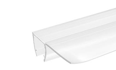 Уплотнитель для стекла в душевую кабину 8 мм, стекло-стекло 2200 мм t215 купить в Новосибирске