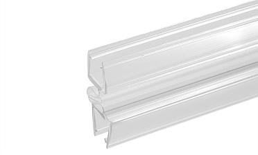 Уплотнитель для стекла в душевую кабину стекло-стекло 8мм зиг-заг 2,2 м t227 купить в Новосибирске