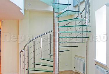 Стеклянные лестницы купить в Новосибирске