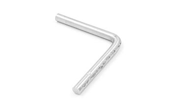 Гнутик 100х100 мм из прутка Ø10 мм Ф-0622 купить в Новосибирске