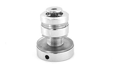 Крепление трека 30х10 к стеклу, AISI 304 полированная t449 PSS купить в Новосибирске