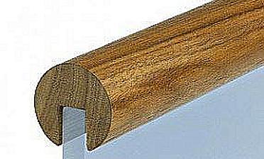 Поручень деревянный из Ясеня Ø50мм С ПАЗОМ, премиум Ф-1630 купить в Новосибирске