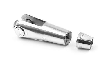 Наконечник ванты (тяги) с резьбой М16 правый, литой , полированный (AISI316) k661-16-R купить в Новосибирске