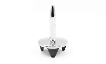 Наконечник палец (солдатик) на стойку Ø50.8х1.5 мм, без ложемента, удлиненный 70 мм, облегченный, литой, полированный, нержавеющий AISI 304 k557 купить в Новосибирске