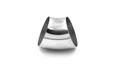 Половинка отвода поручня под сварку для Ø50.8х125/2х1.5, 45°, полированный 400 Grit (AISI 304) k021-45 купить в Новосибирске