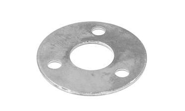 Фланец стойки большой 32/81 х 3 мм, 3 отв х М10 х 20, черный металл k116-32-9 купить в Новосибирске