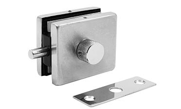 Защелка с ответной частью на стену и пол, шлифованная, вырез 17 t138 SSS купить в Новосибирске