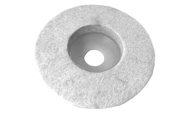 k427-4 войлок белый Ø85х8 мм очищенный, для тонкой полировки 11 000 rpm, Premium купить в Новосибирске
