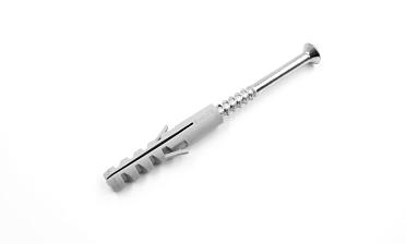 Потайной винт под шестигранник 10х120 мм в комплекте с дюбелем д.12 k601-19-120 купить в Новосибирске