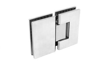 Петля для душевой кабины стекло-стекло 180° 90х55 мм AISI 304 шлифованная t303-2 SSS купить в Новосибирске