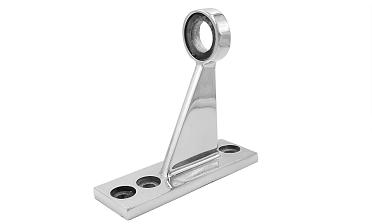 Крепление козырька к стойке алюминиевого фасада, AISI 304, литое , полированное, k611 купить в Новосибирске