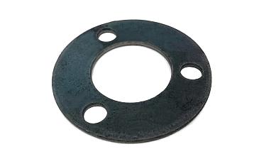 Фланец стойки 38/75 х 3 мм, 3 отв х М10 х 20, черный металл k116-38-3 купить в Новосибирске