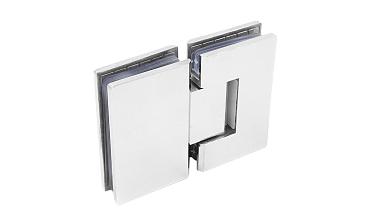 Петля для душевой кабины стекло-стекло 180° 90х55 мм AISI 304 полированная t303-2 PSS купить в Новосибирске